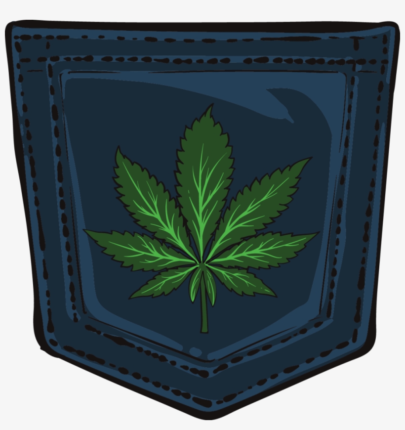 Marijuana Pocket Buy T Shirt Design - Design, transparent png download