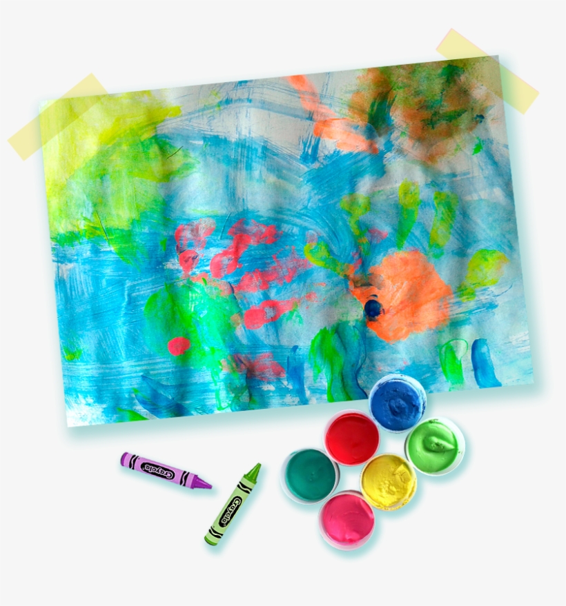 The Truck And Its Materials - Child Art, transparent png download