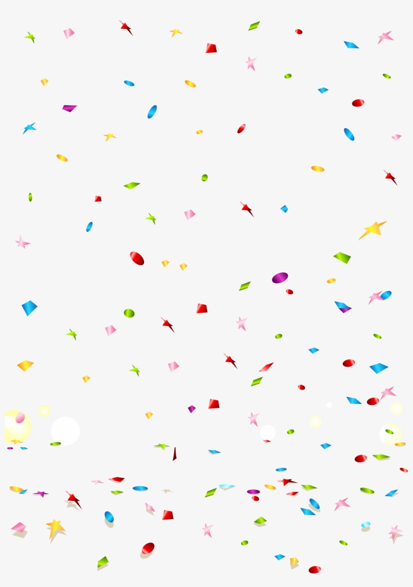 Holidays Confetti Pngmart002 Load20180523 Transparent - Transparent Background Confetti Clipart, transparent png download