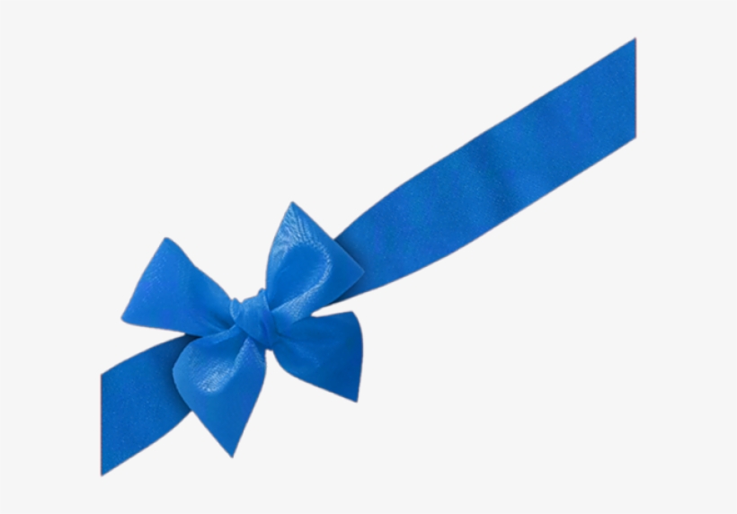 Blue Ribbon Free Png Image Download - Бант Синий, transparent png download