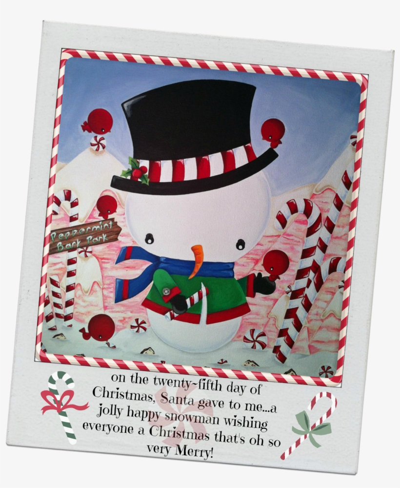 Merry Merry Christmas From The Mayor Of Peppermint - Paper, transparent png download