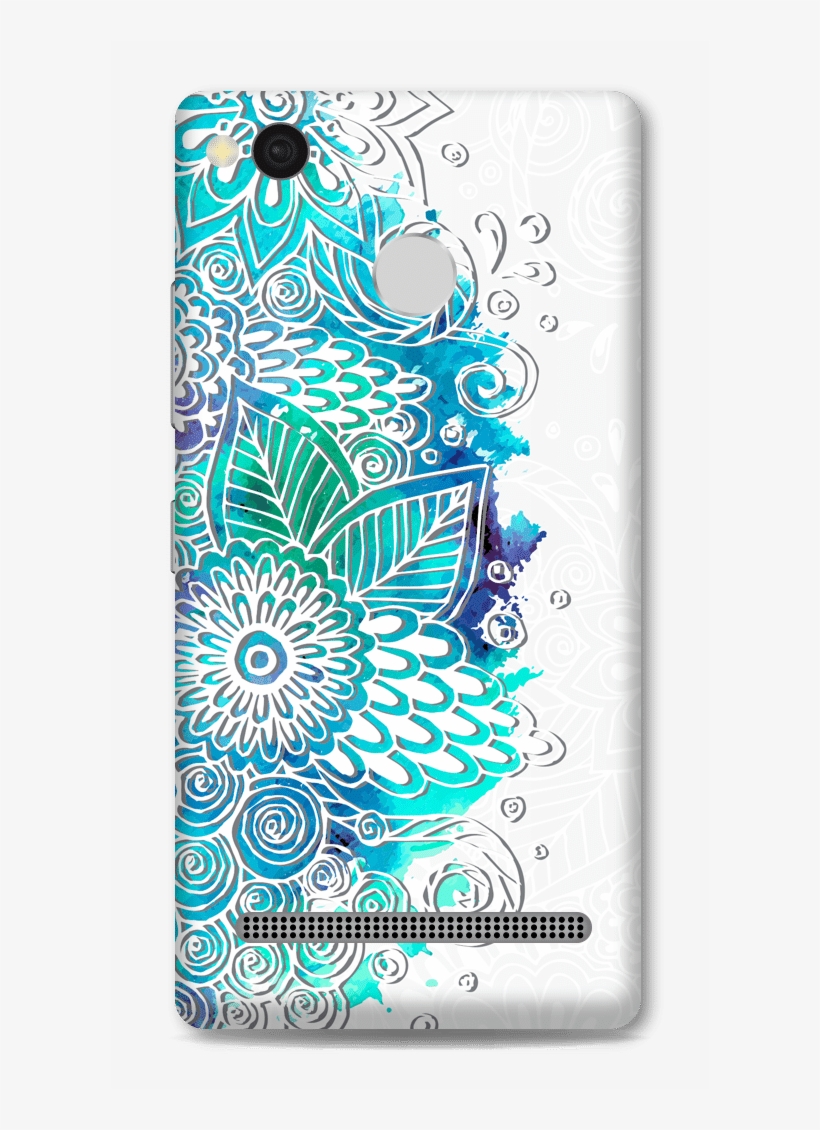 Blue Watercolor Flowers White Background - Still Poster Print By Kimberly Allen, transparent png download