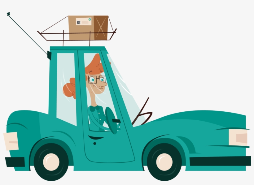 Crowdshipping Is An Innovative Concept In Logistics - Illustration, transparent png download