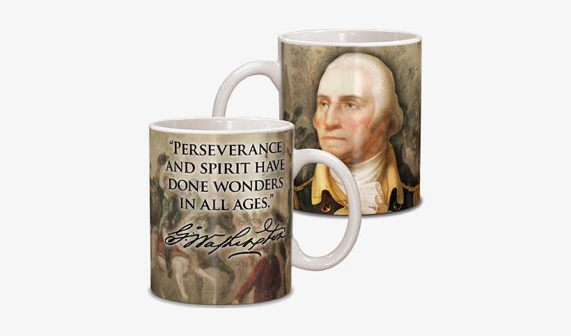 George Washington Ceramic Mug - Douglas Jimerson: George Washington Portrait In Song, transparent png download