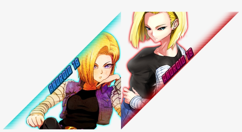 Android - Bardock And Android 18, transparent png download