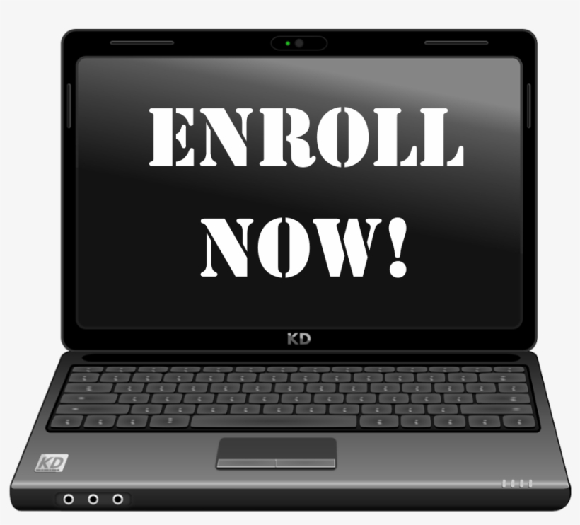 Photo Of A Laptop With Enroll Now On It - St. James's Gate Brewery, transparent png download