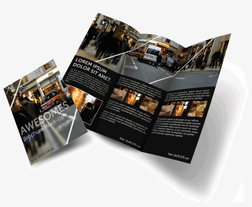 Brochures - Brochure Folded, transparent png download