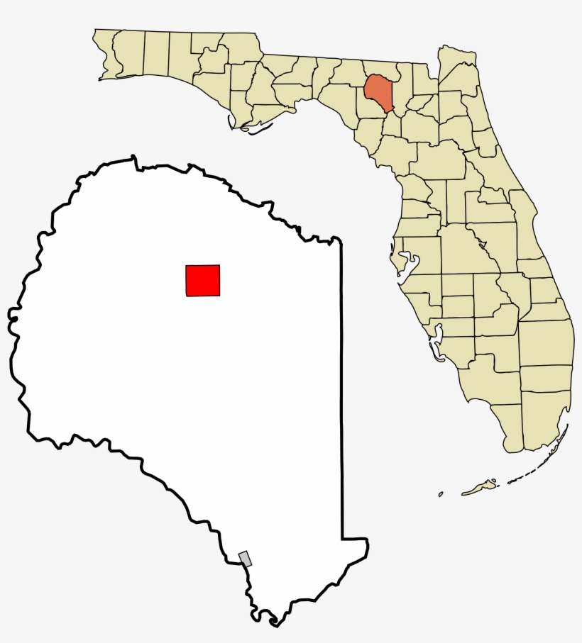 Suwannee County Florida Incorporated And Unincorporated - County Florida, transparent png download