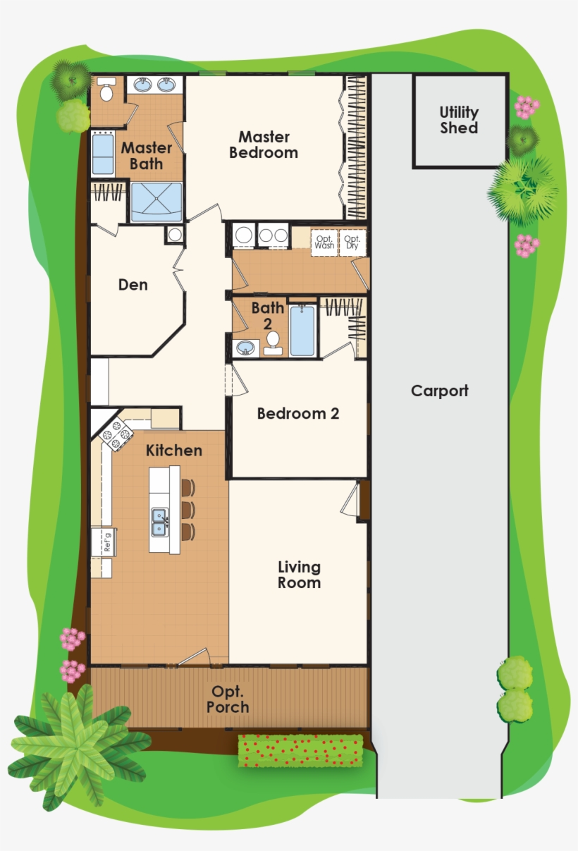 Liveoak - Floor Plan, transparent png download