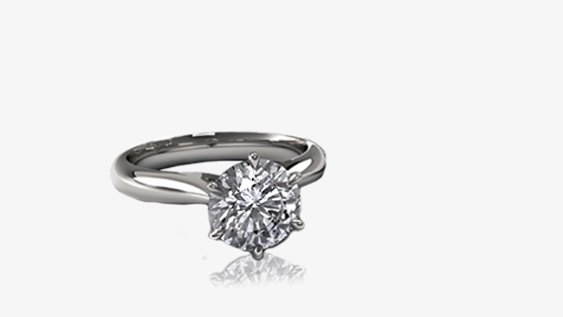 Solitaire Ladies Diamond Ring Pink Diamonds - Engagement Ring, transparent png download