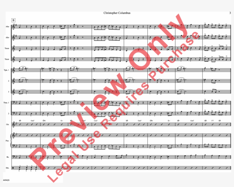 Andy Razaf & Leon "chu" Berry / Horace Henderson & - Document, transparent png download