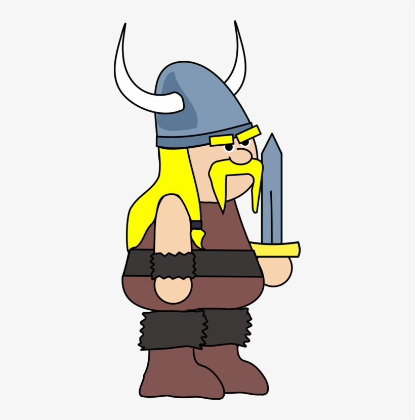 Viking Ships Horned Helmet Drawing Longship - Viking Clipart, transparent png download