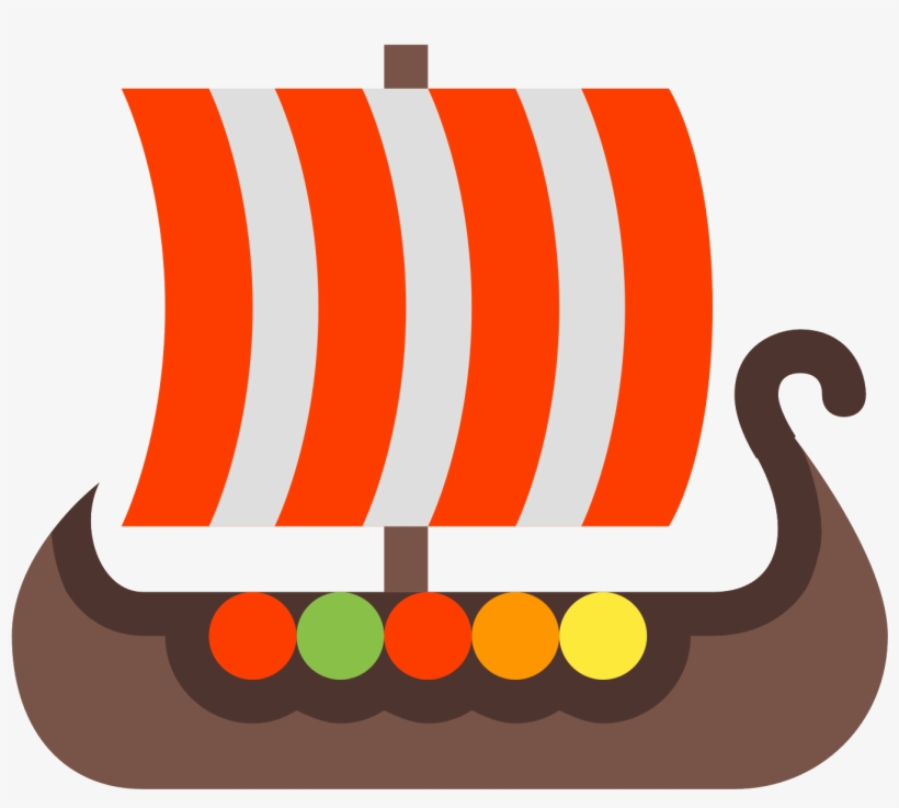 Viking Ship Icon - Viking Ship Png, transparent png download
