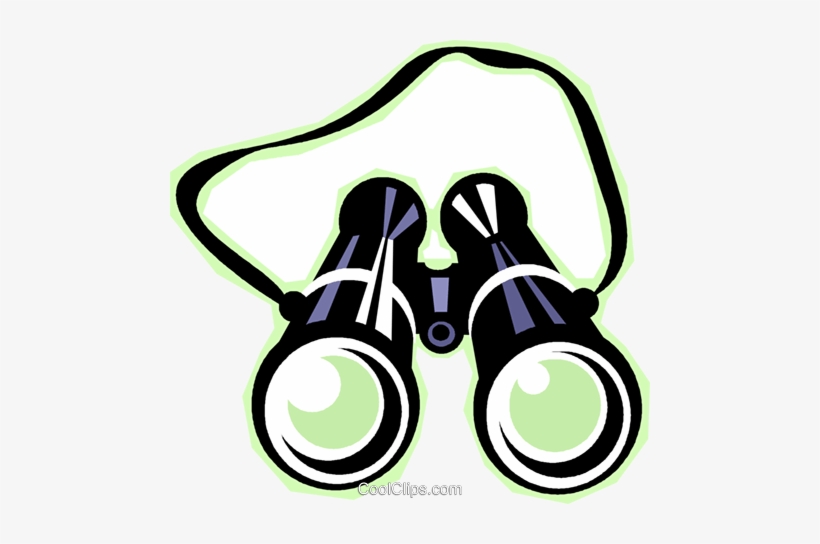 Binoculars Royalty Free Vector Clip Art Illustration - Clip Art Binoculars, transparent png download