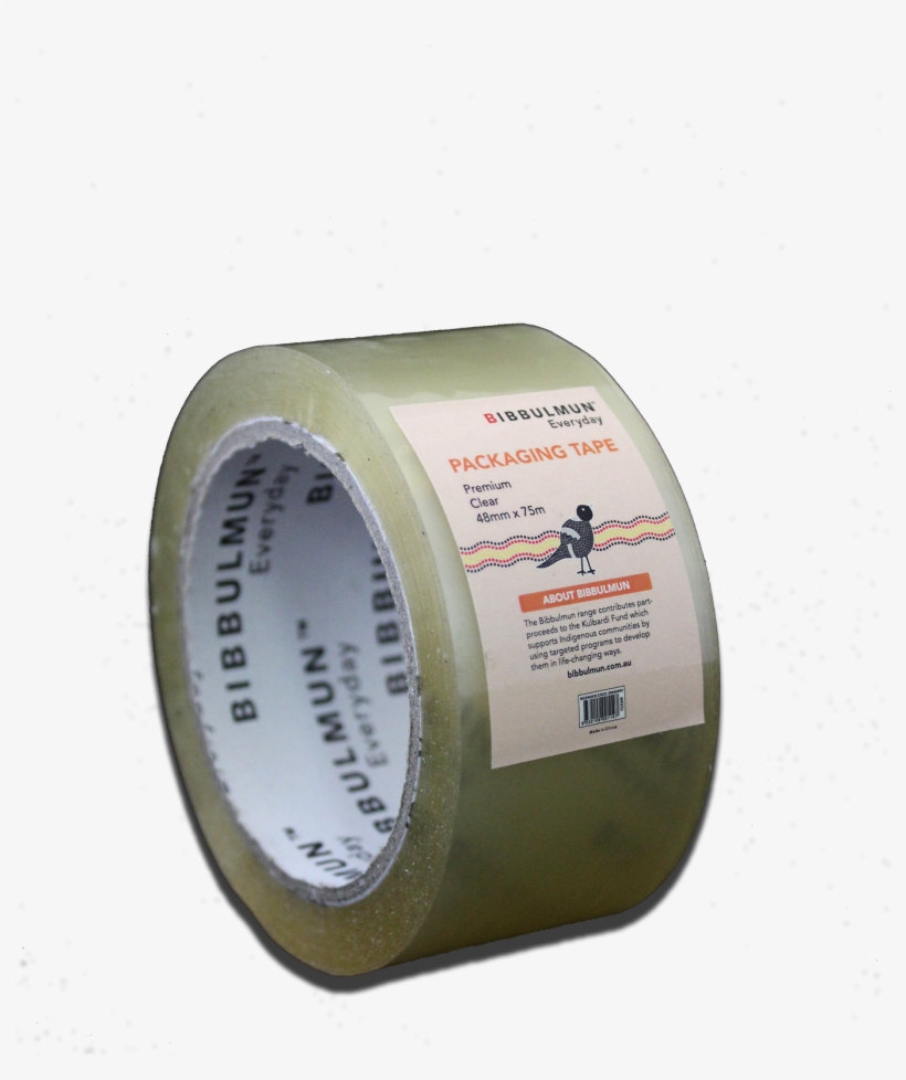 Packaging Tape Premium Clear 48mm X 75m - Label, transparent png download