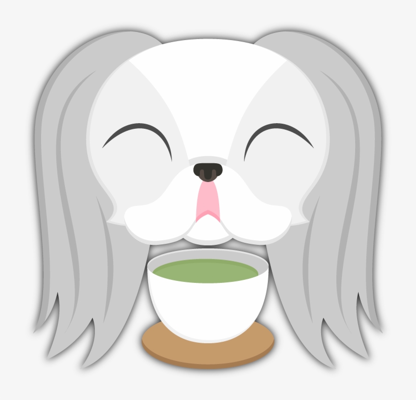 Japanese Chin Emoji Stickers Are You A Japanese Chin - Emoji Puppy Free, transparent png download