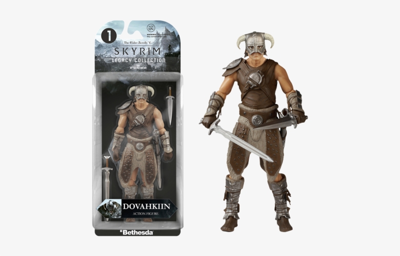 Skyrim Figure Dovahkiin Legacy Collection - Funko Skyrim Legacy Dovahkiin Action Figure, transparent png download