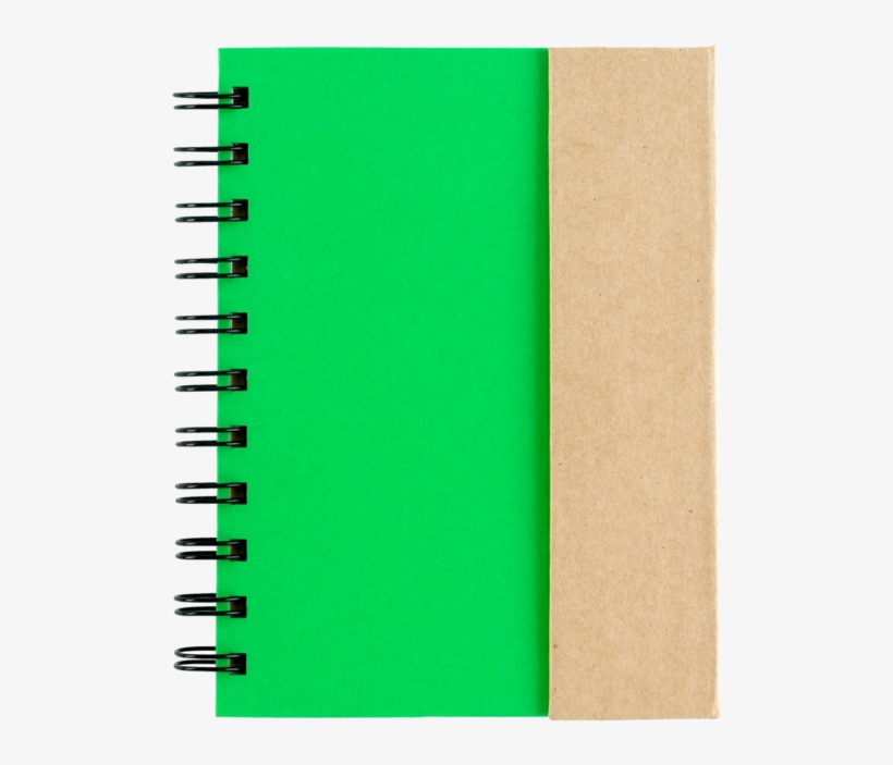 6106 Spiral Notebook With Sticky Notes - Notebook, transparent png download