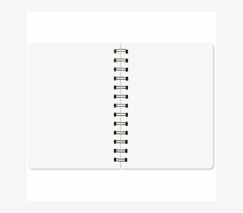Spiral Notebook Spiral Notebook - Paintbrush, transparent png download