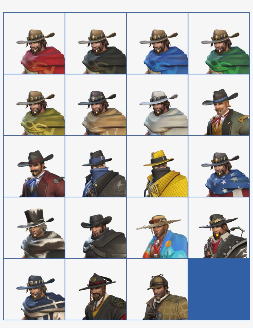 Click For Full Sized Image Mccree - Overwatch, transparent png download