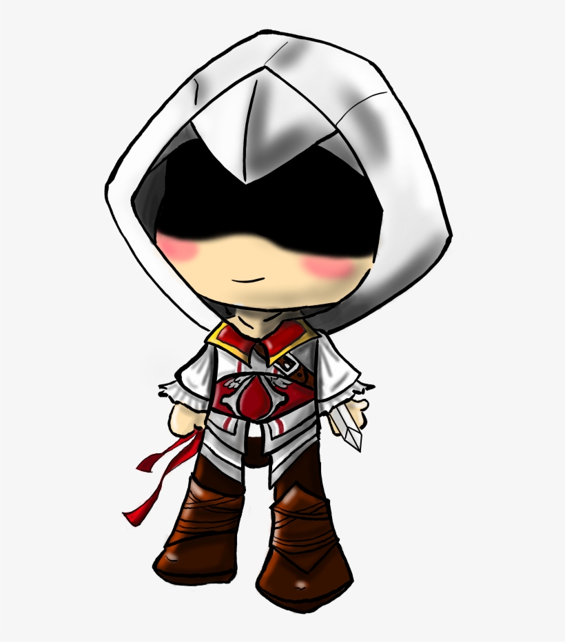 Ezio Drawing Chibi - Iphone, transparent png download