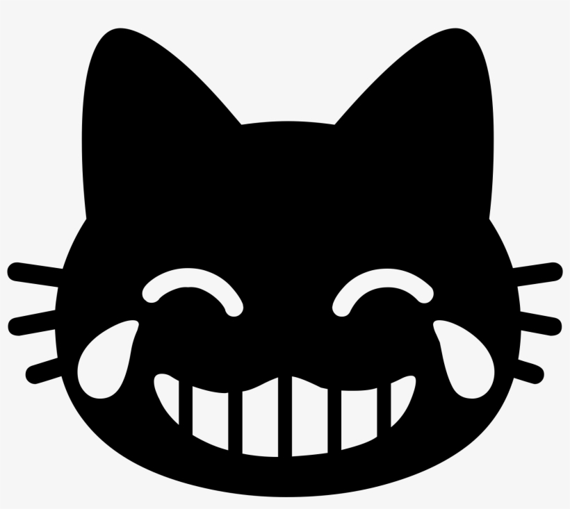 Open - Cat Laughing Crying Emoji, transparent png download