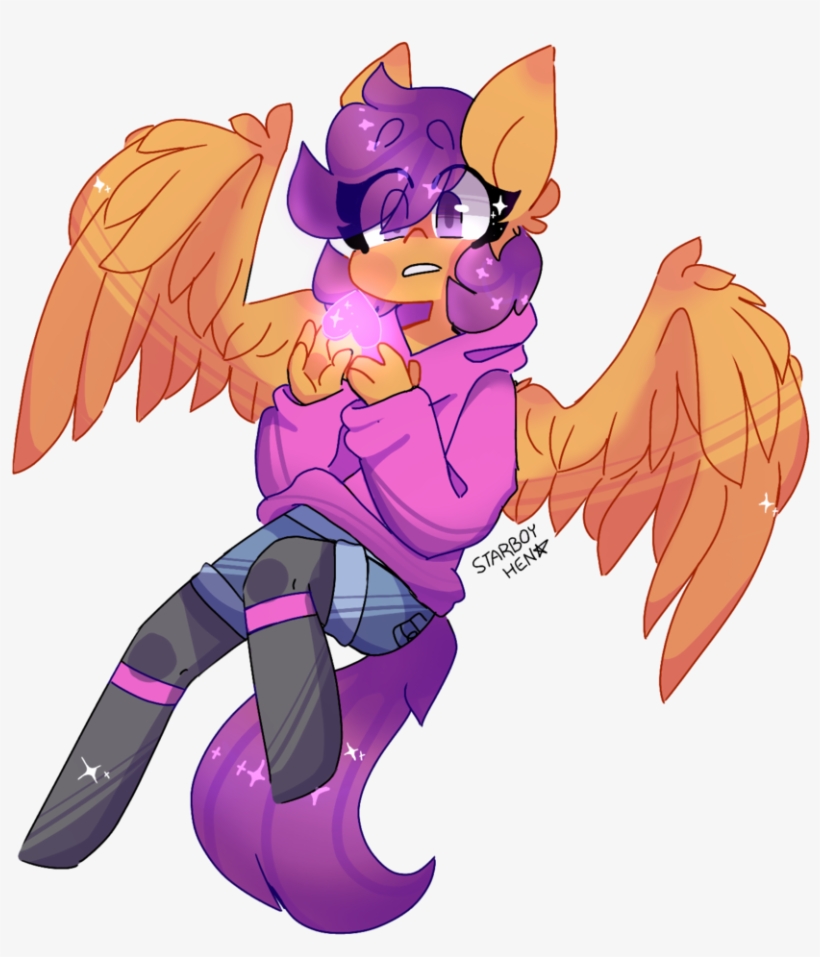 Starboy-hen, Clothes, Comic - Scootaloo Loves Sans Fanart, transparent png download