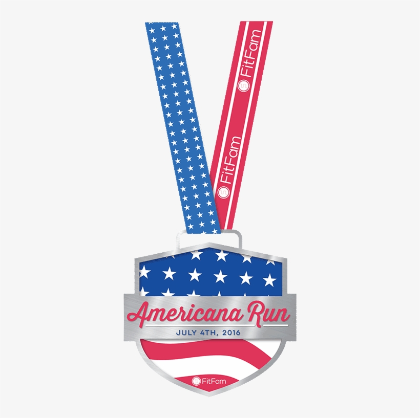 Americana Run Medal - Medal, transparent png download