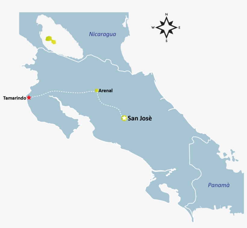 Previousnext - Costa Rica Outline Png, transparent png download