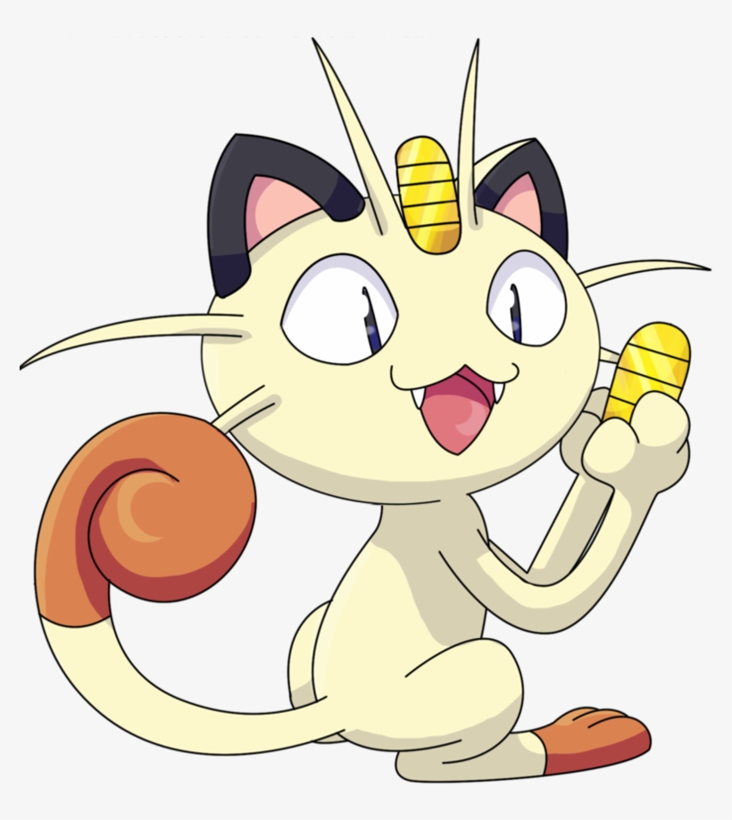 Simply Click The Buy Now Button And - Pokemon Normal Type Meowth, transparent png download