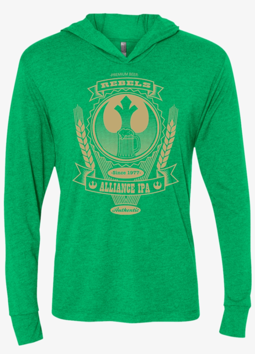 Rebel Alliance Ipa Triblend Long Sleeve Hoodie Tee - Snoopy And Charlie Brown Halloween T-shirt/ Hoodie, transparent png download