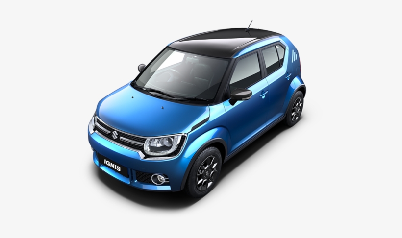 Tinsel Blue And Tinsel Blue W/arctic White Maruti Suzuki - Maruti Suzuki Nexa Ignis, transparent png download
