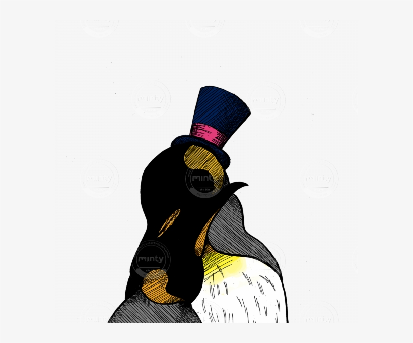 Penguins Wedding - Penguin, transparent png download