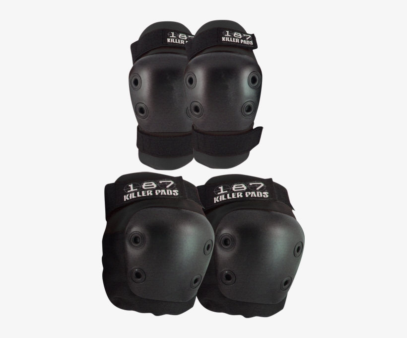 3b1871comb1smkk V=1485015938 - 187 Killer Pads Black X-small Knee Elbow Pad Set, transparent png download