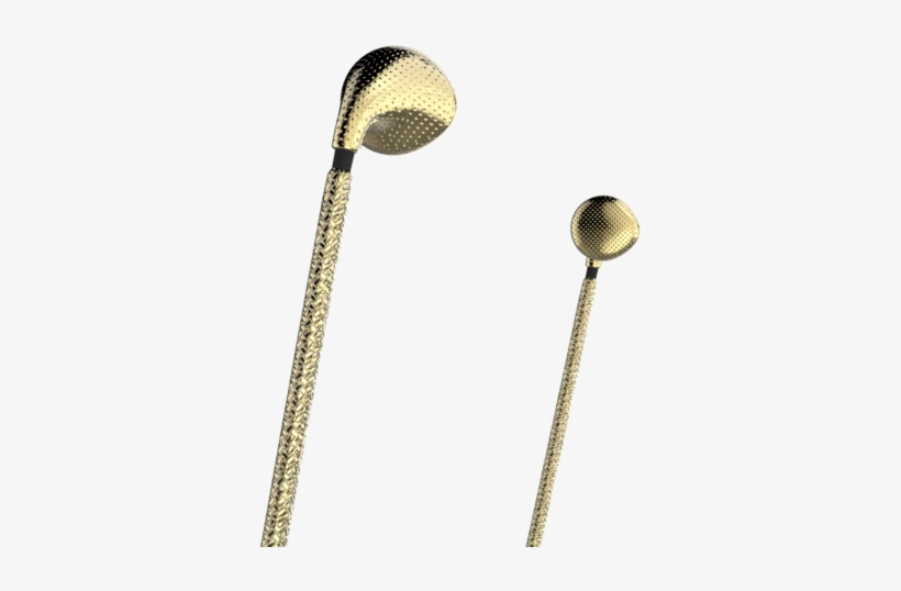 Tinsel Earbud Necklace Line 02 - Brass, transparent png download