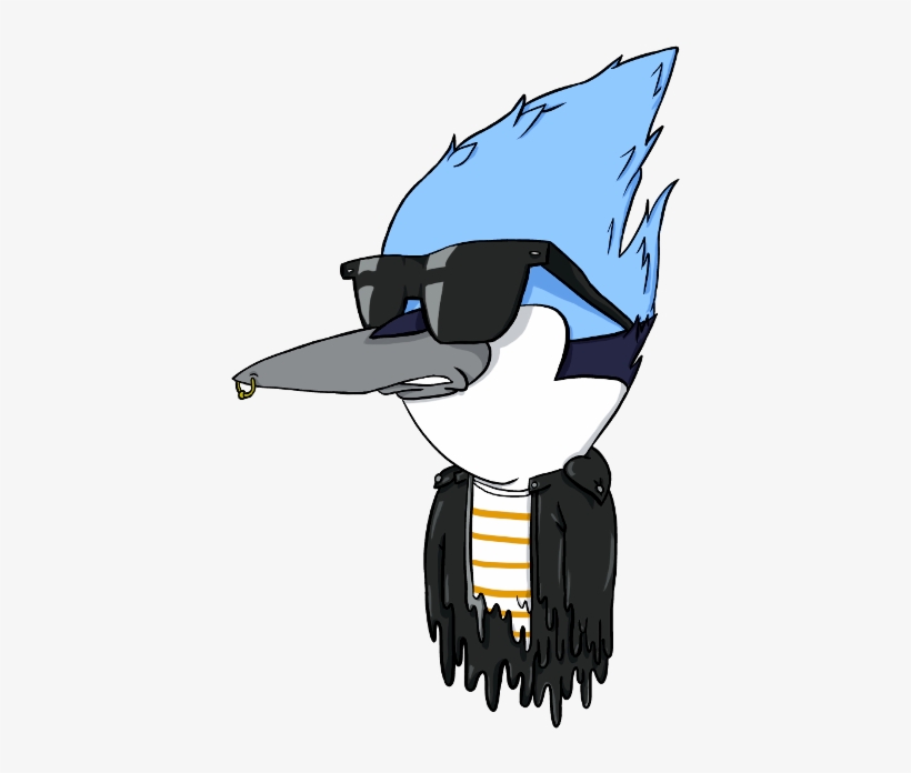 Mordecai Wearing Black Goggles-ydb553 - Imagen De Mordecai Png, transparent png download