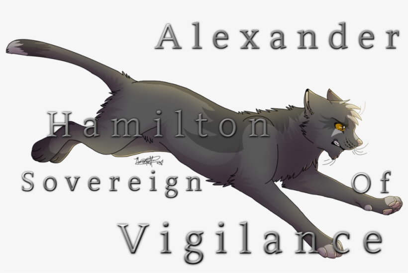 Alexander Hamilton Fourth Signature Finished - Gray Wing Warriors, transparent png download