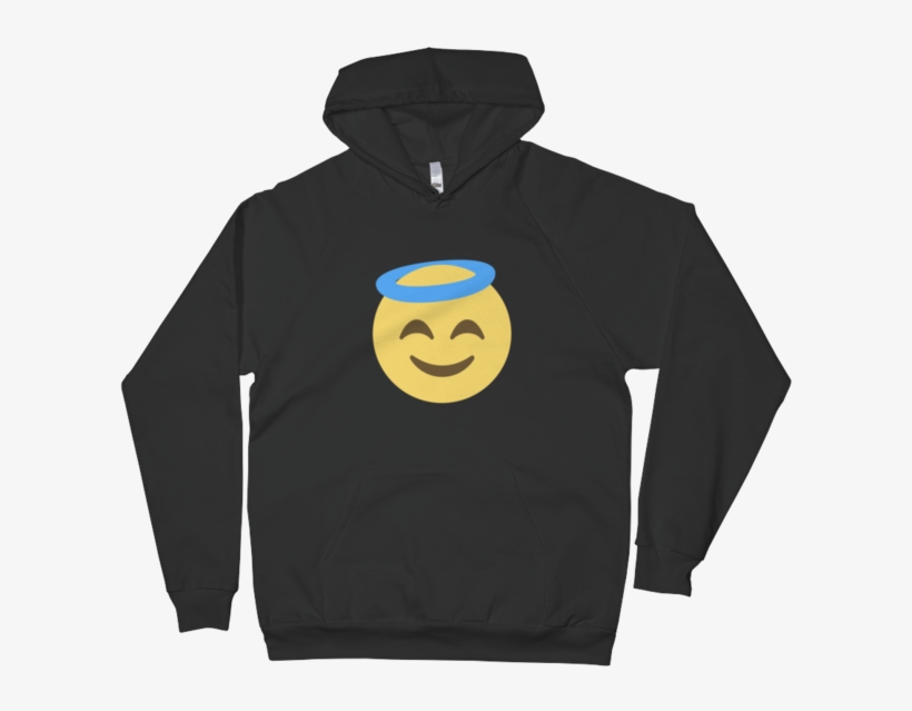 Emojione Angel Emoji Unisex Pullover Hoodie - You Can't Think And Hit, transparent png download