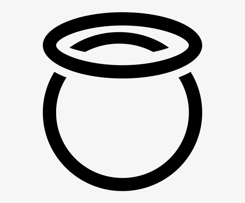 Angel Face Emoji Rubber Stamp - Rubber Stamping, transparent png download