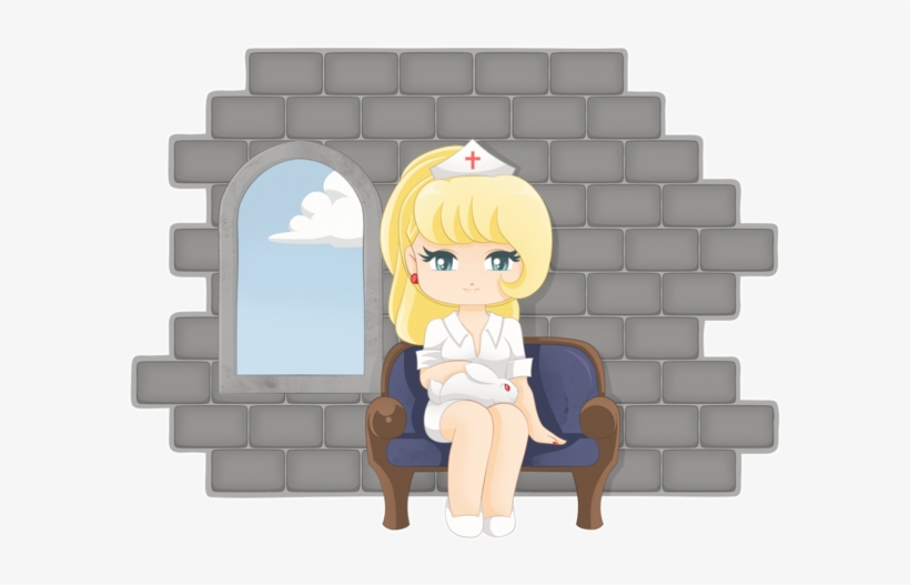 Nurse By Dessabelle On Deviantart - Terraria Nurse I Don T Give Happy Endings, transparent png download