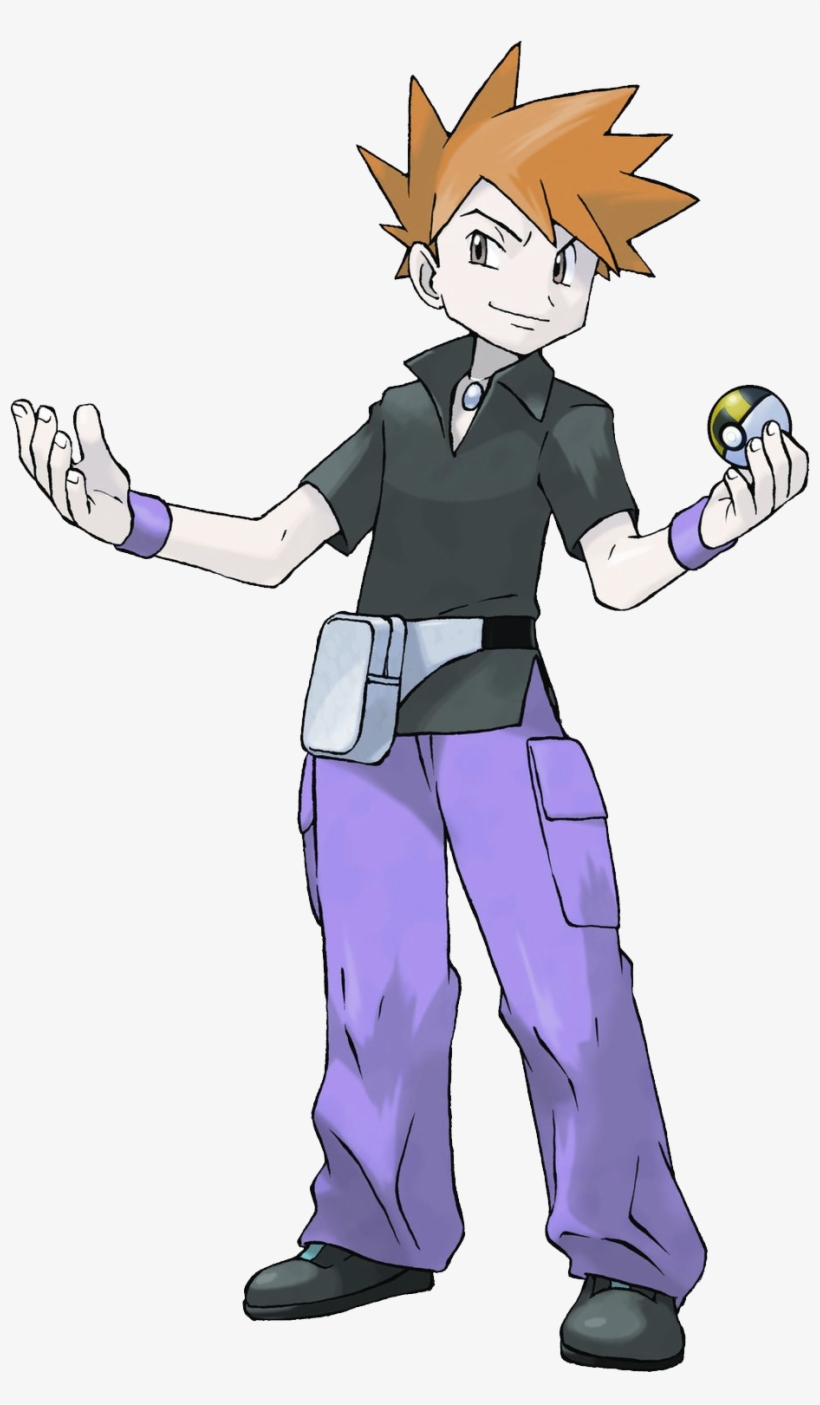 Blue During His First Journey - Pokemon Blue Character, transparent png download