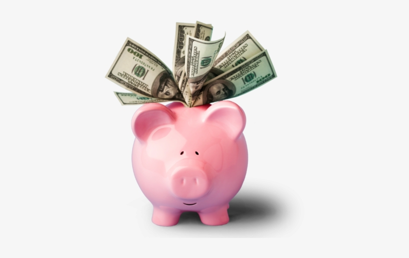 Piggybank Emulating Dad's No Nonsense Nose To The Grindstone - Some Money, transparent png download
