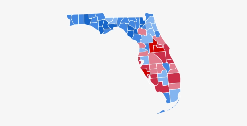Florida Presidential Election Results - Florida Gubernatorial Election 2018, transparent png download