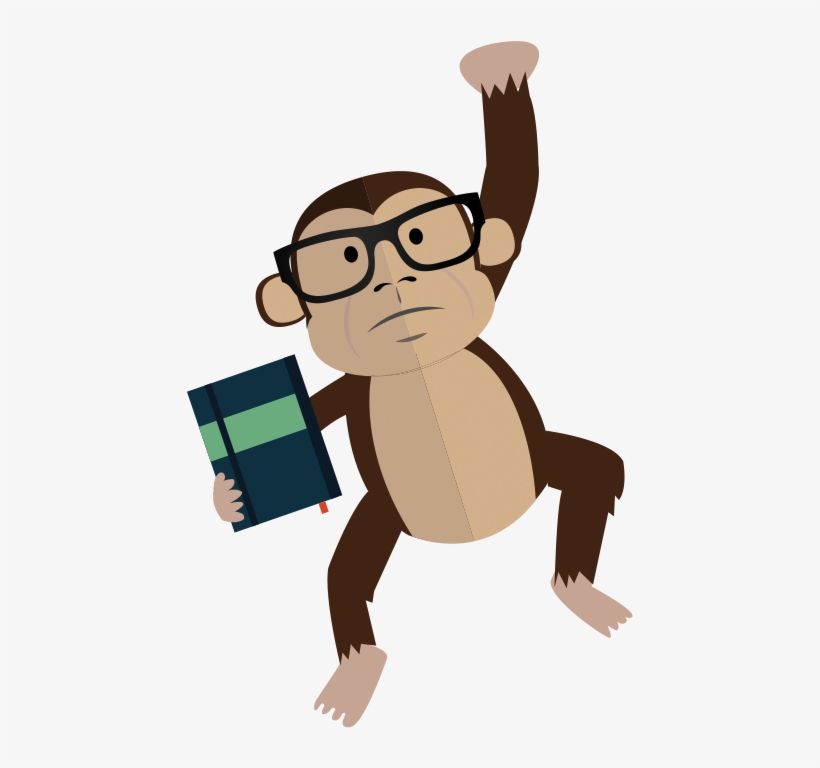 Chimp - Cartoon, transparent png download