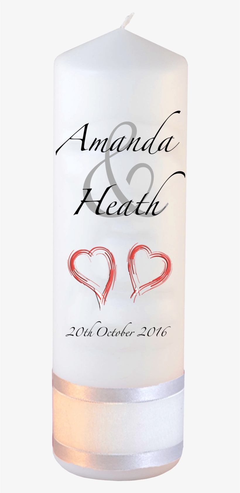 Wedding Candles Modern Font 3 Red Hearts - Most Noble Enterprise: The Story Of Kent State University,, transparent png download