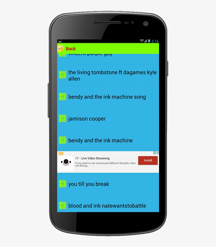 Bendy And The Ink Machine Song For Android - Android Application Package, transparent png download