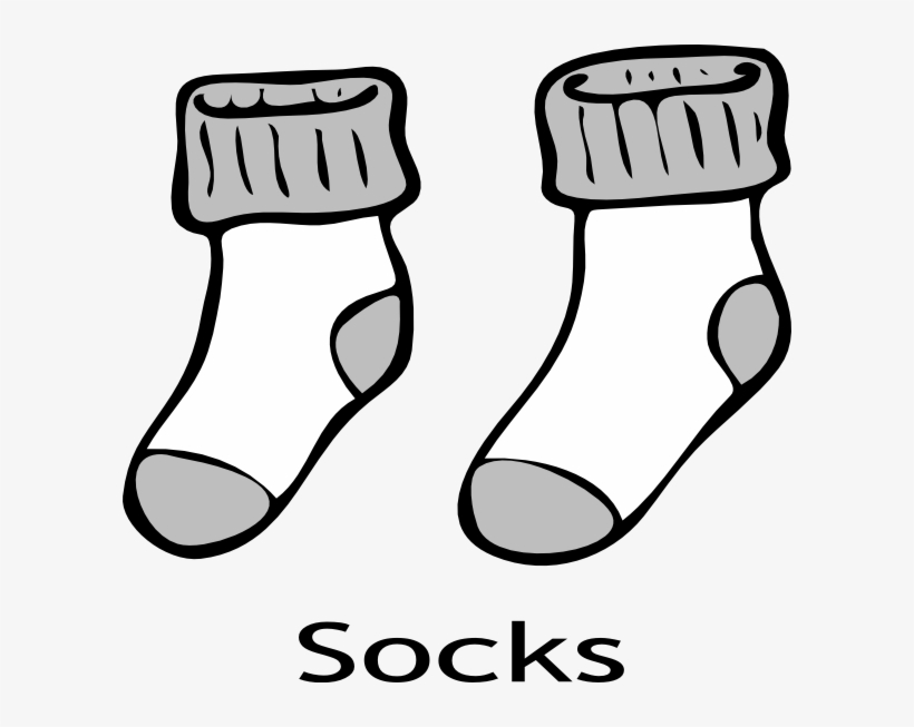 Clip Free Baseball Stiches Clipart - Colouring Pictures Of Socks, transparent png download