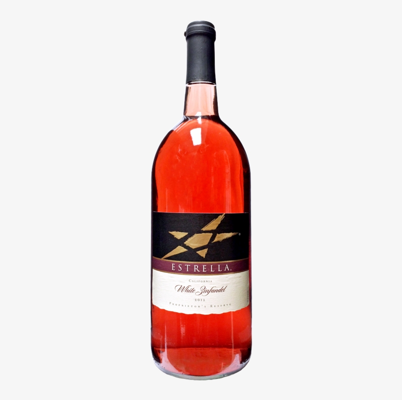 Estrella White Zinfandel - Estrella Chardonnay, California (vintage Varies) -, transparent png download
