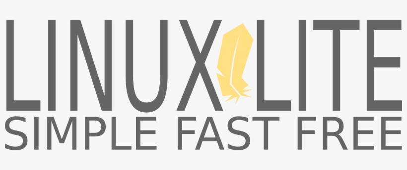 Linux Lite Simple Fast Free Linux Lite Dark Logo Sample - Linux Lite, transparent png download