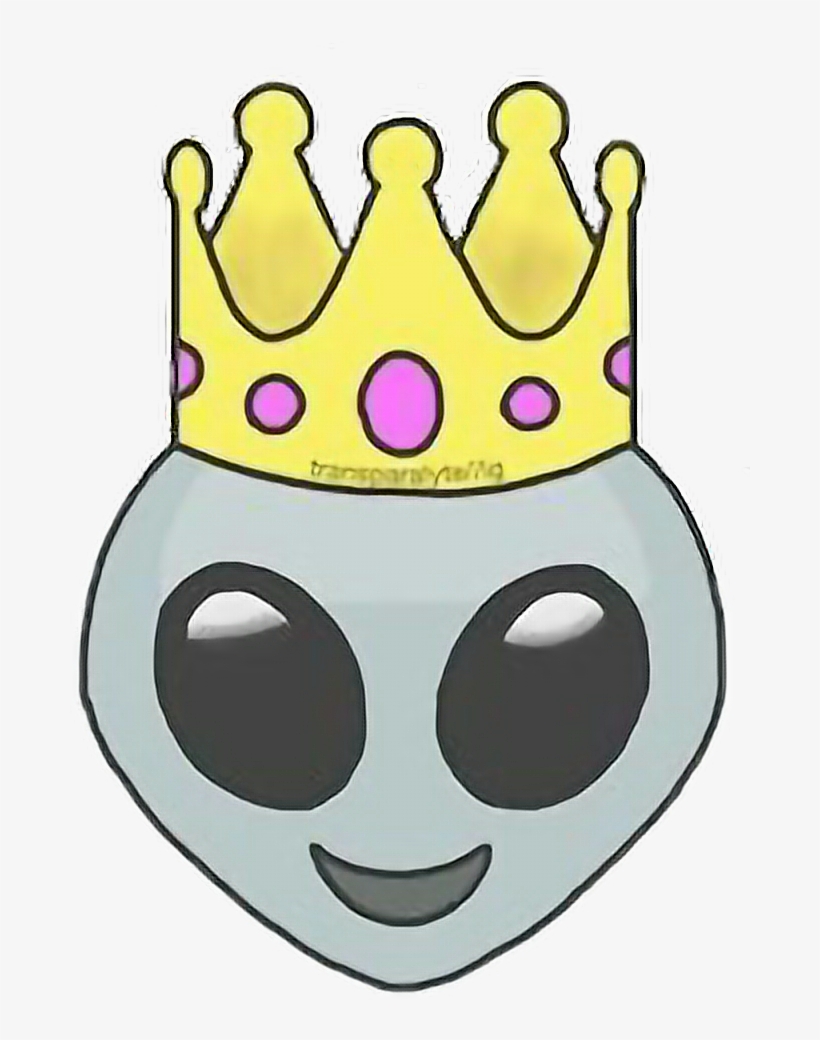 Report Abuse - Alien With Crown, transparent png download
